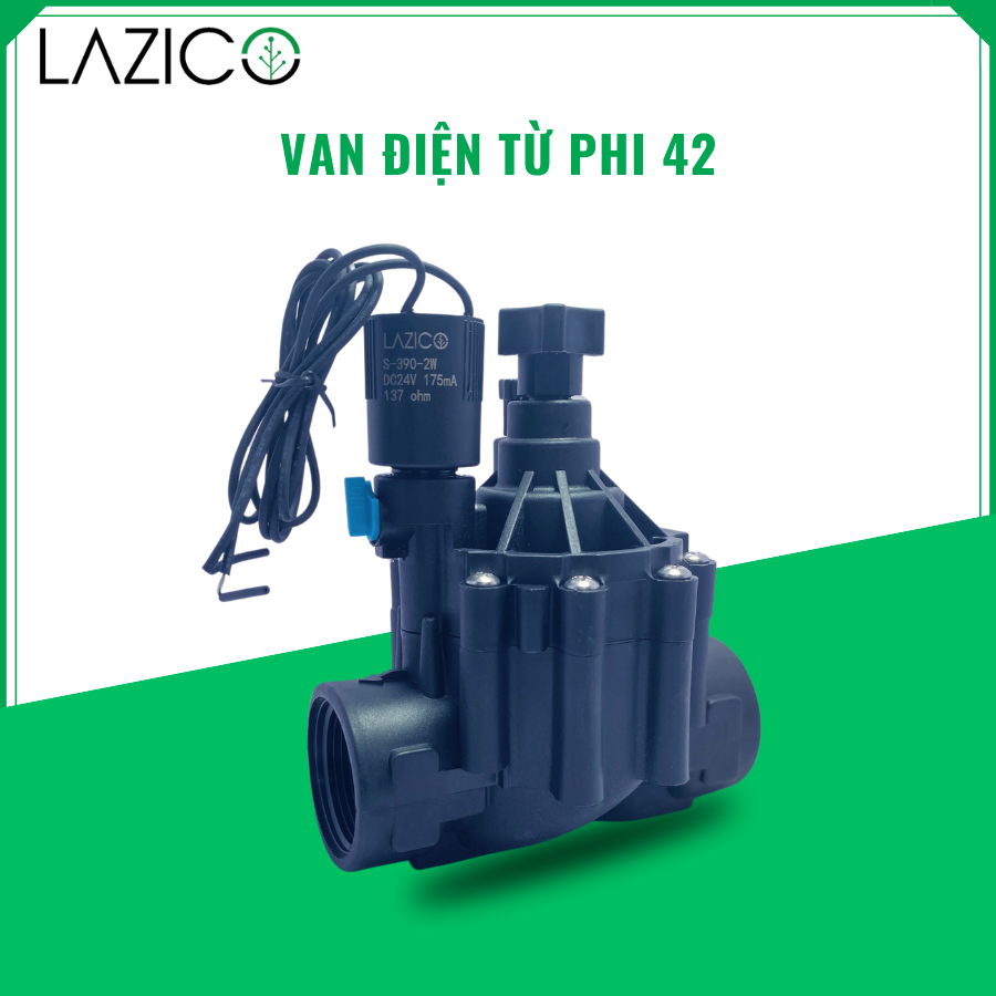 VT42-Van điện từ dùng cho tưới tiêu- Phi 42- Điện áp 24VDC