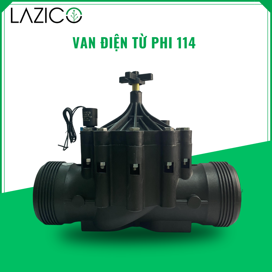 Van điện từ phi 114 cao cấp siêu bền, chất lượng cao LAZICO VT114