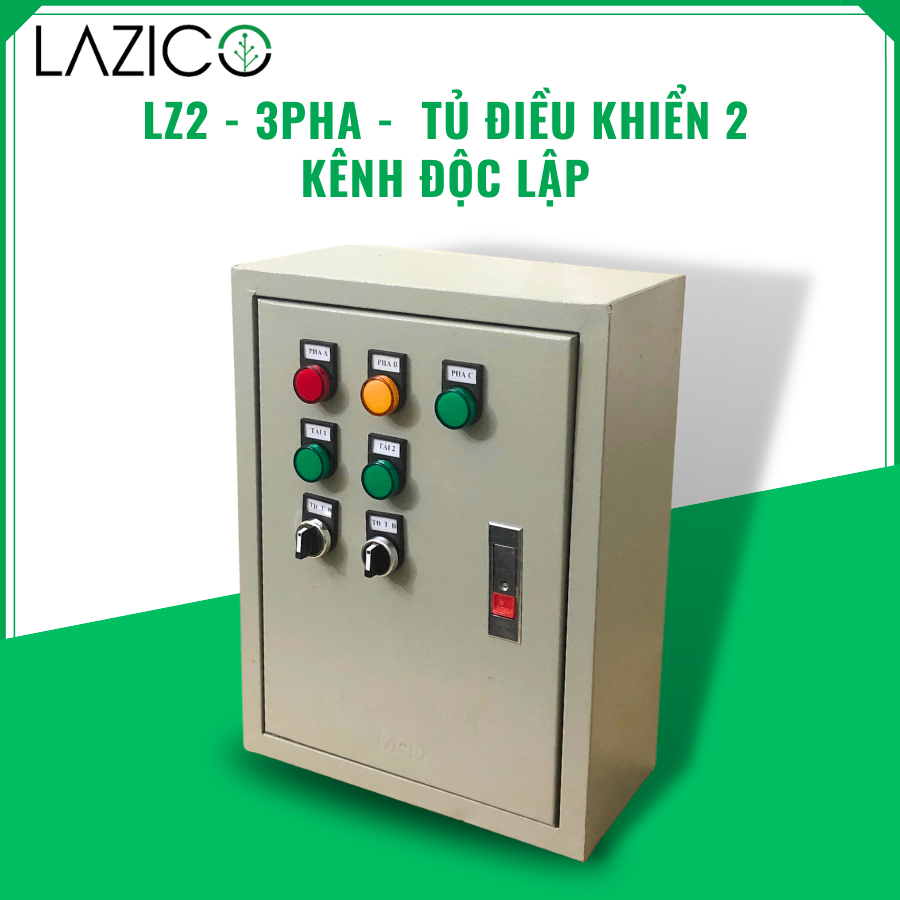 LZ2-3Pha- Tủ điều khiển từ xa qua điện thoại 2 thiết bị 3 pha công suất lớn