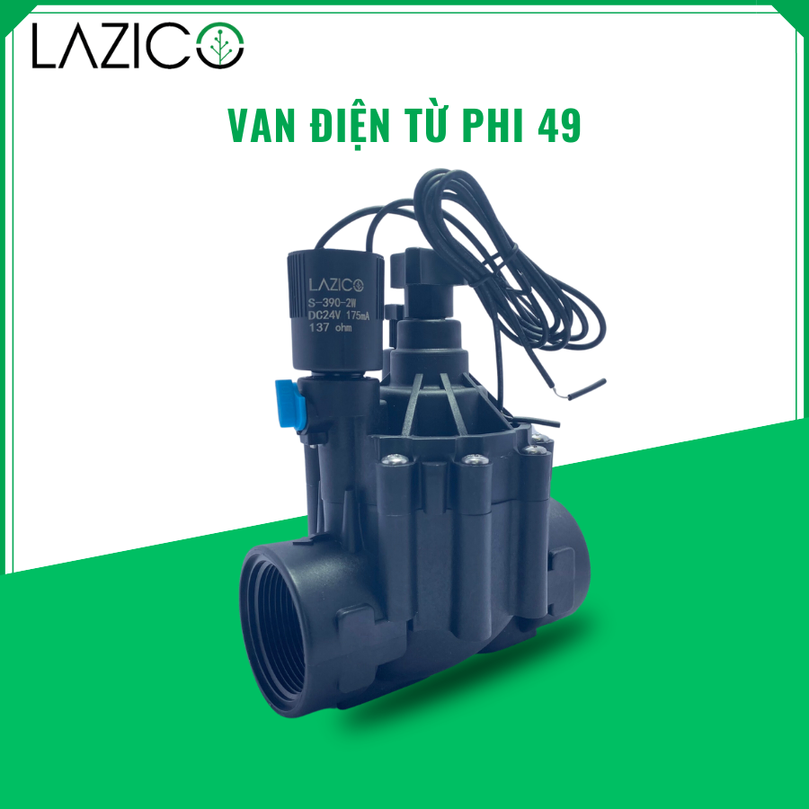 VT49-Van điện từ dùng cho tưới tiêu- Phi 49- Điện áp 24VDC