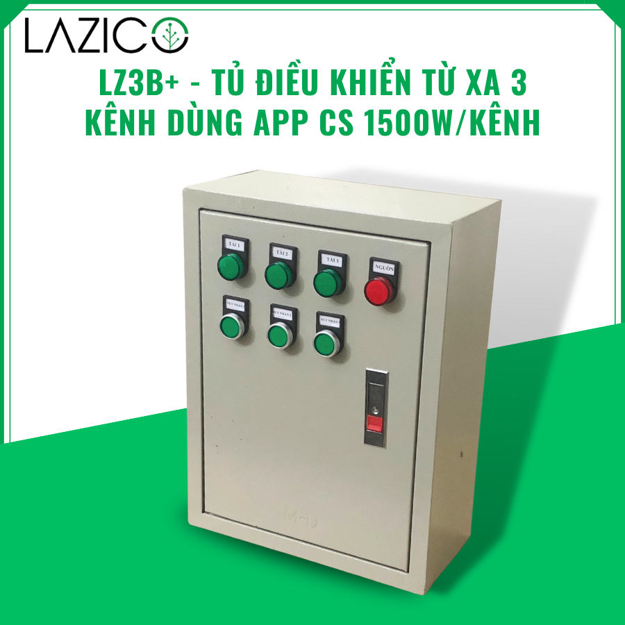 LZ3B+ Tủ điều khiển từ xa qua điện thoại 3 đầu ra độc lập công suất 1500W/1