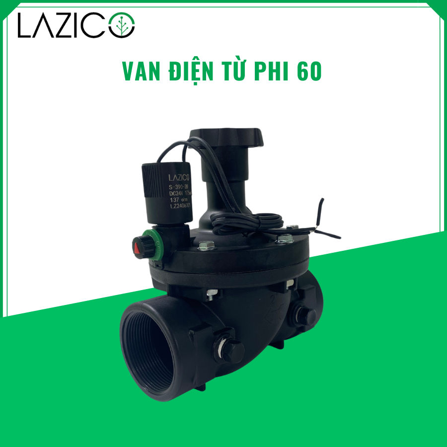 VT60N - VAN ĐIỆN TỪ PHI 60 MỞ VAN NGAY CẢ KHI ÁP LỰC NƯỚC RẤT NHỎ