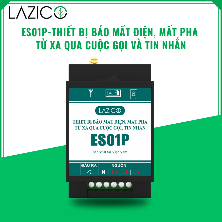 ES01P-THIẾT BỊ CẢNH BÁO MẤT ĐIỆN, MẤT PHA TỪ XA QUA ĐIỆN THOẠI