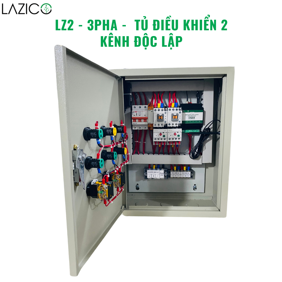 LZ2-3Pha- Tủ điều khiển từ xa qua điện thoại 2 thiết bị 3 pha công suất lớn