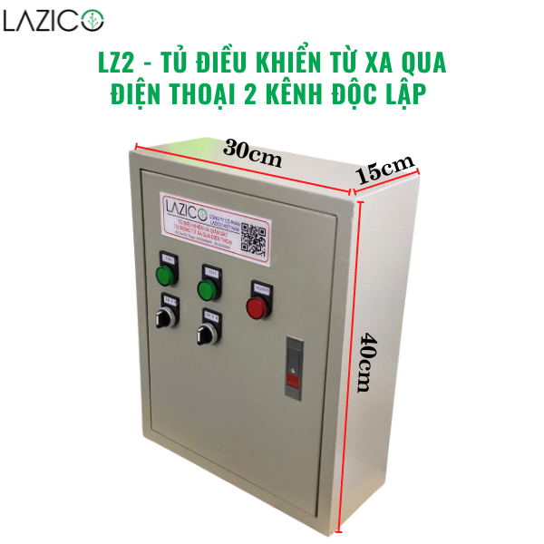 LZ2- Tủ điều khiển tưới tự động bằng điện thoại công suất lớn