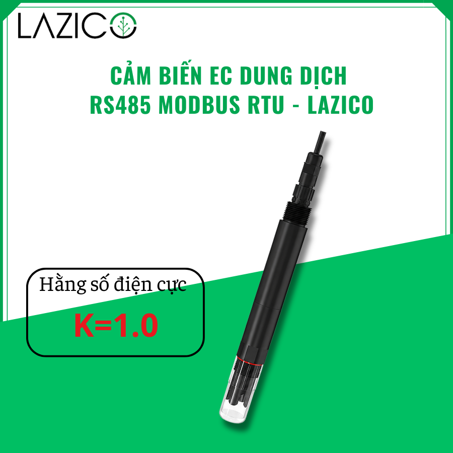 CẢM BIẾN EC DUNG DỊCH RS485 MODBUS RTU_LAZICO