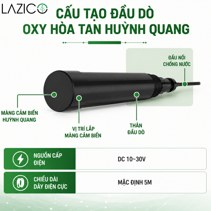 CẢM BIẾN NỒNG ĐỘ OXY HÒA TAN_TÍCH HỢP MODBUS RS485