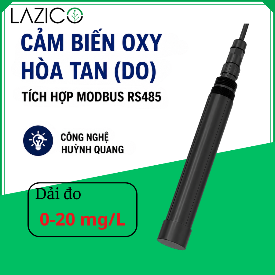CẢM BIẾN NỒNG ĐỘ OXY HÒA TAN_TÍCH HỢP MODBUS RS485