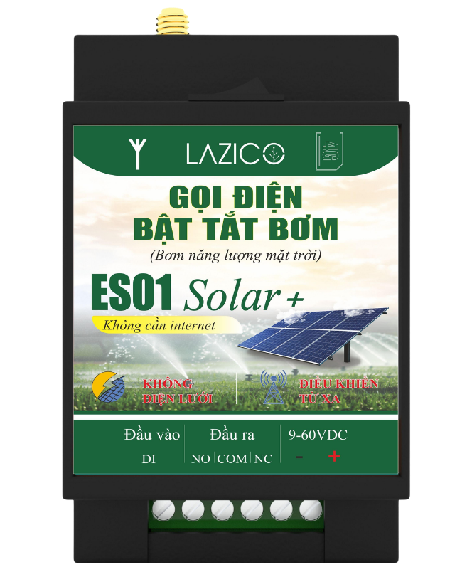 ES01 Solar+ – Bộ Điều Khiển Và Báo Lỗi Biến Tần Năng Lượng Mặt Trời Qua SIM