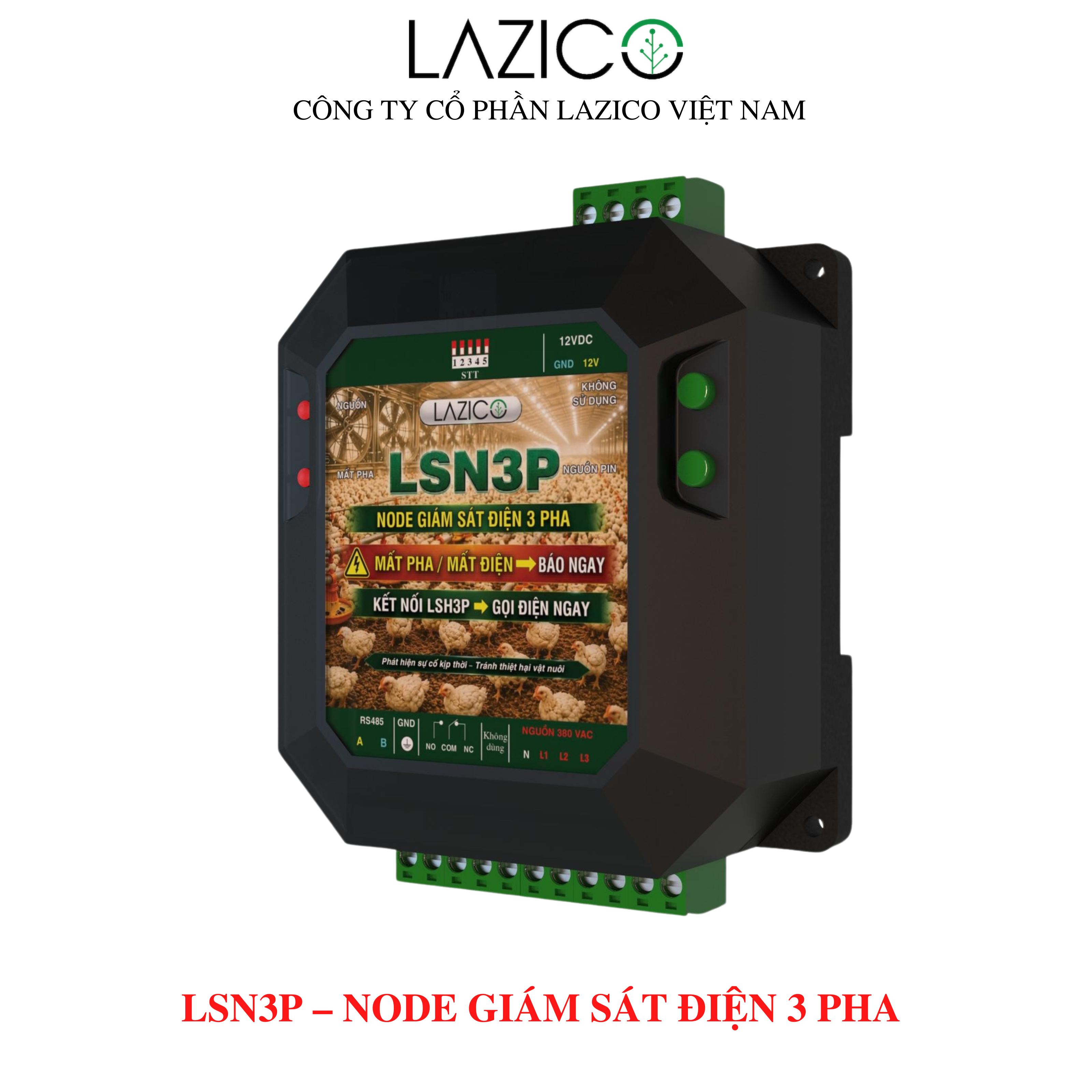 LSN3P – Bộ mở rộng giám sát mất điện 3 pha