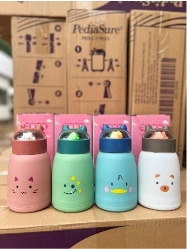 Bình nước nắp thú