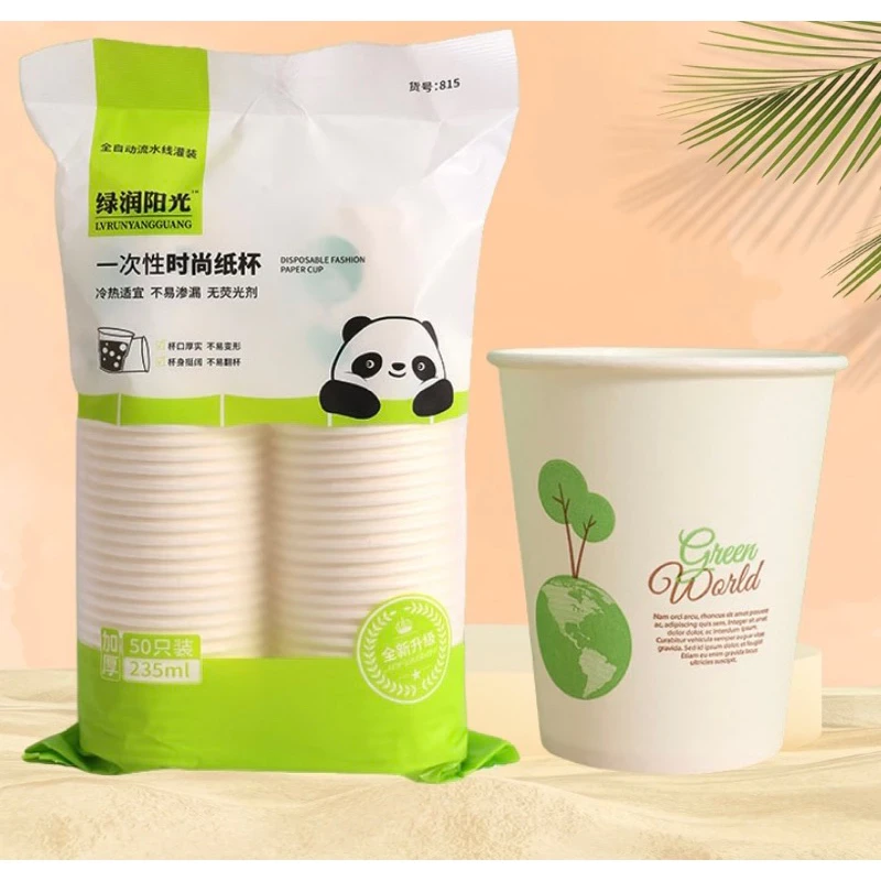 Cốc giấy gấu trúc