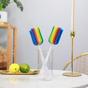 Cọ rửa ly sắc màu