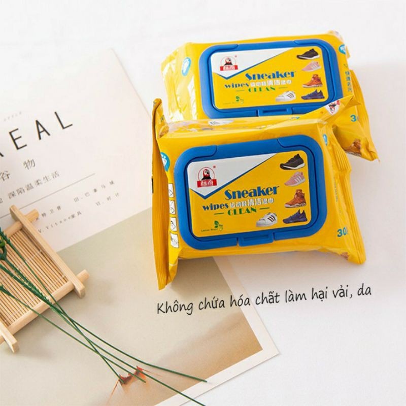 Khăn lau giày vịt vàng