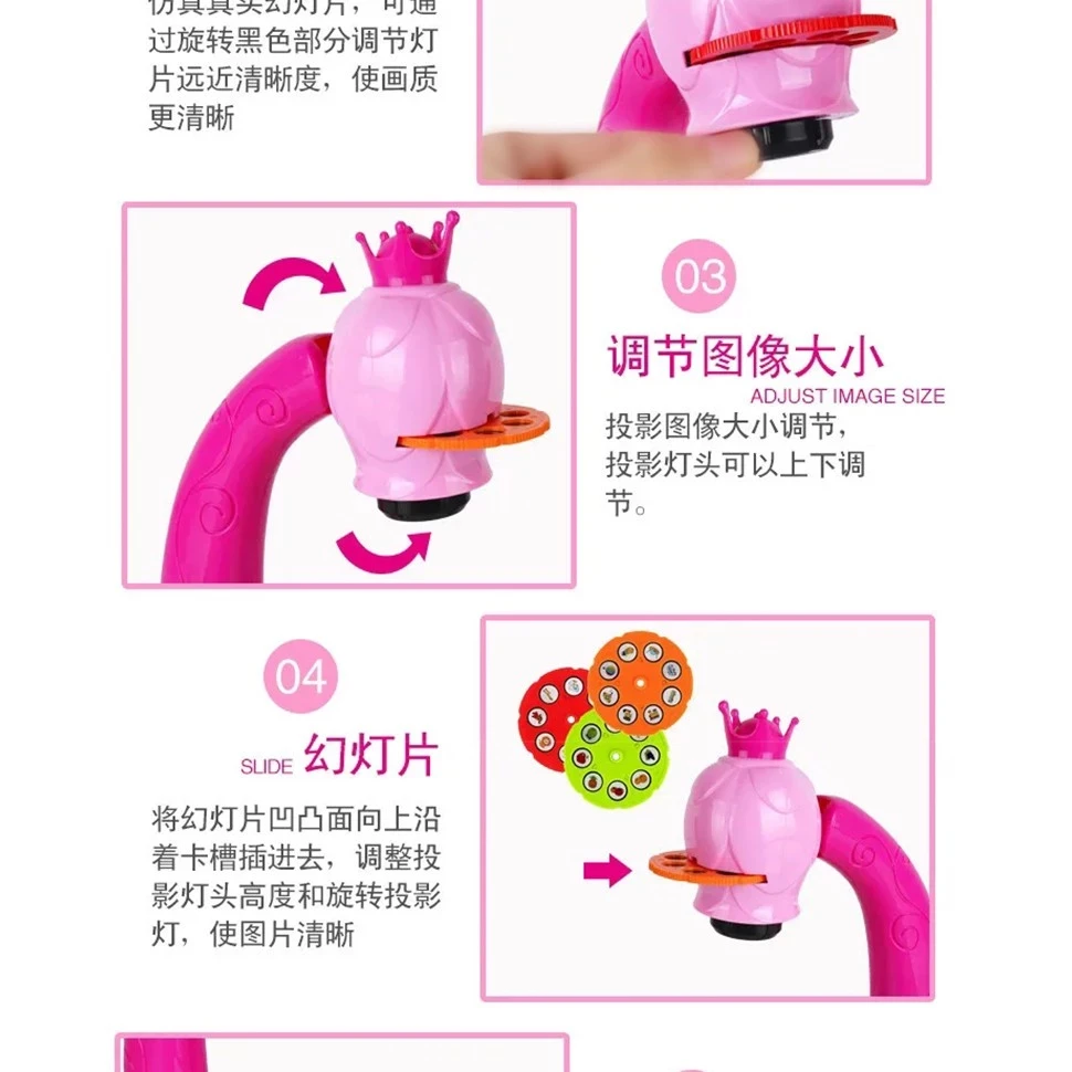 Đèn bàn chiếu hình học