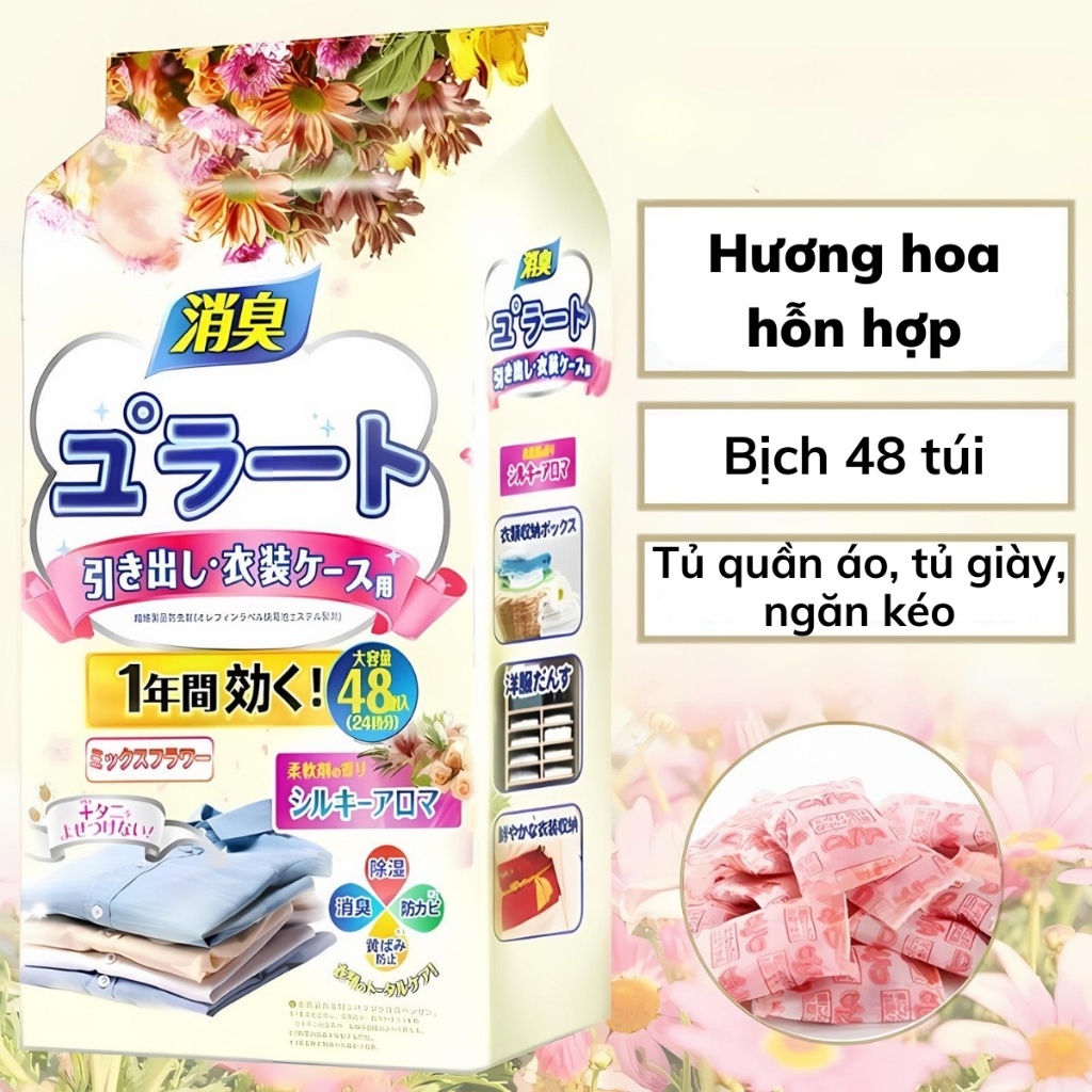Băng phiến hút ẩm, chống ẩm móc