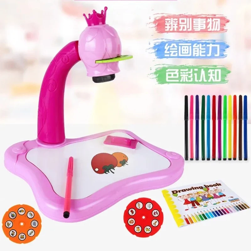 Đèn bàn chiếu hình học