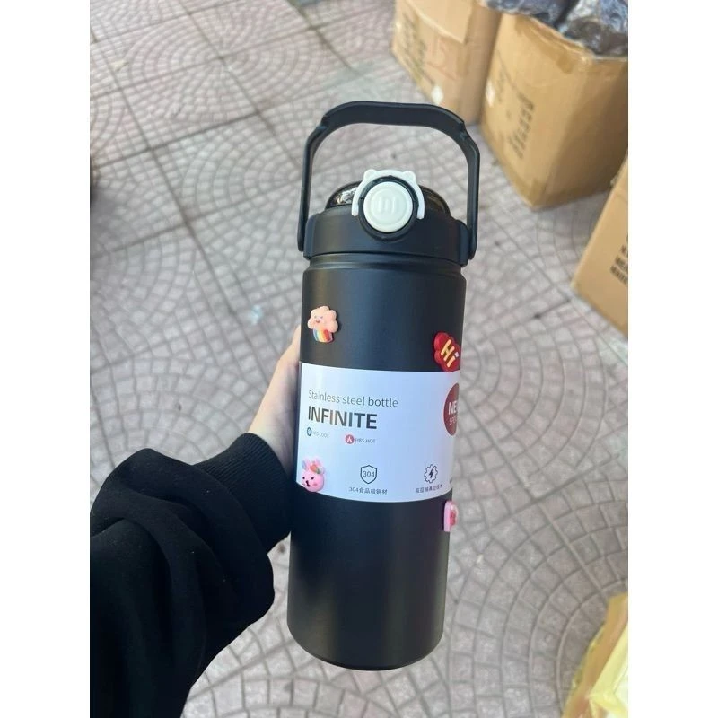 Bình boss giữ nhiệt có quai 1200ml
