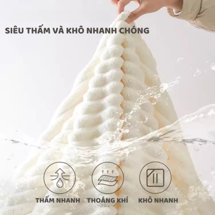 Khăn gội đầu san hô
