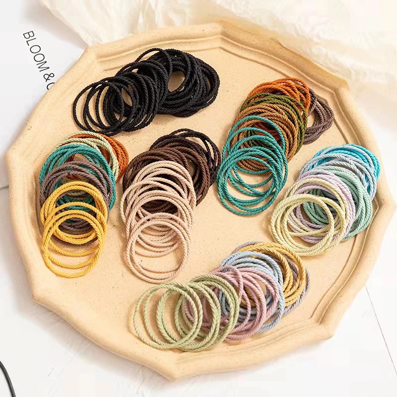 Hộp 100 dây chun buộc tóc