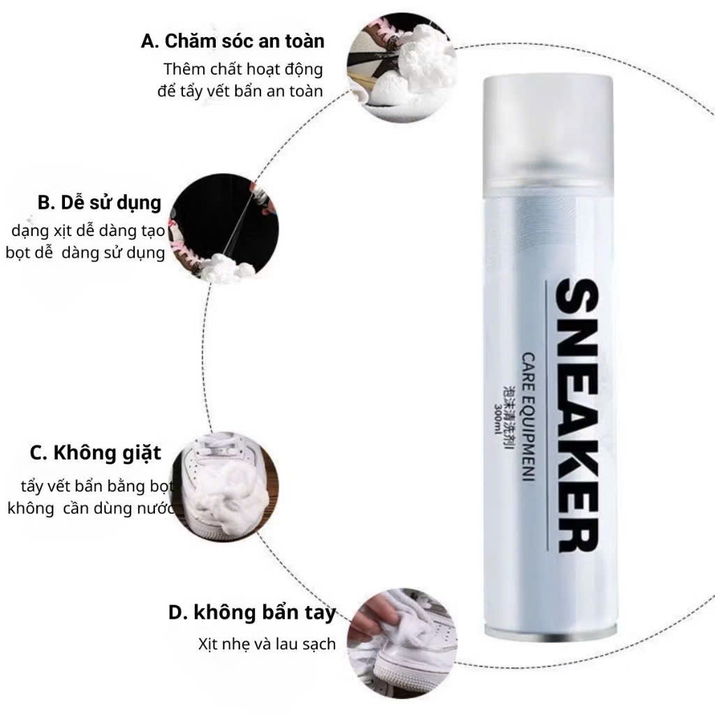 XỊT VỆ SINH GIÀY