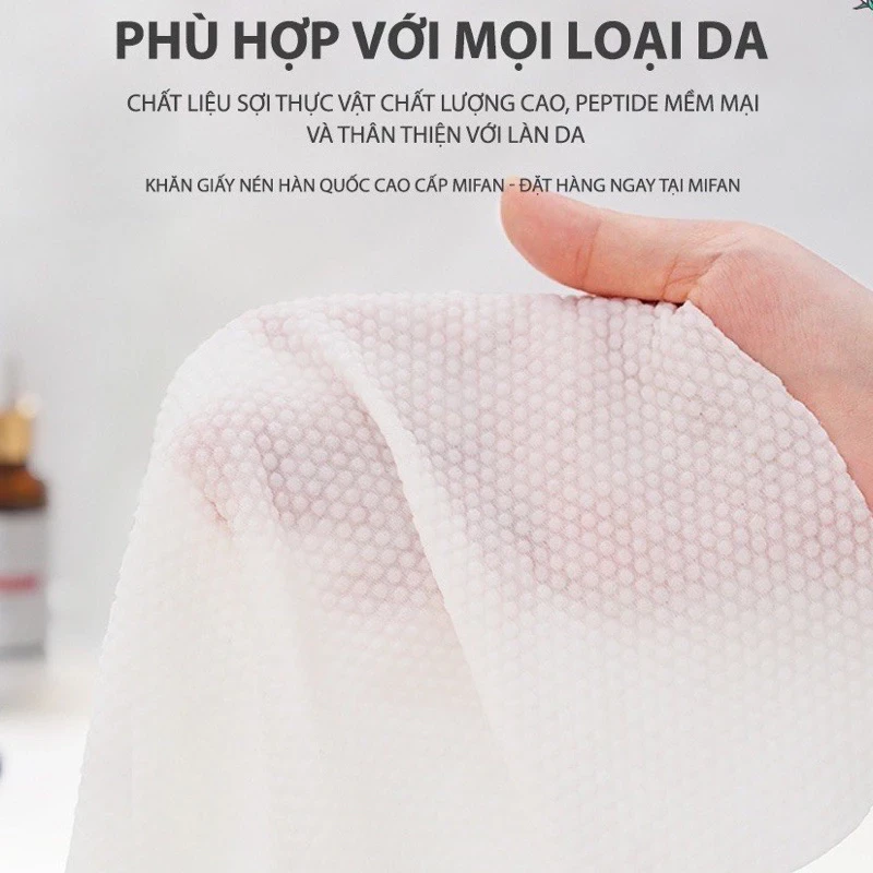Khăn tắm nén đỏ loại nhẹ