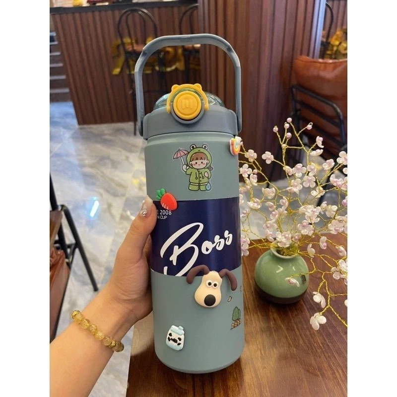 Bình boss giữ nhiệt có quai 1200ml