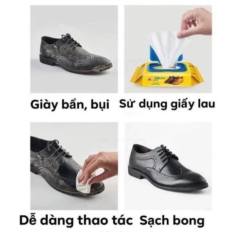 Khăn lau giày vịt vàng