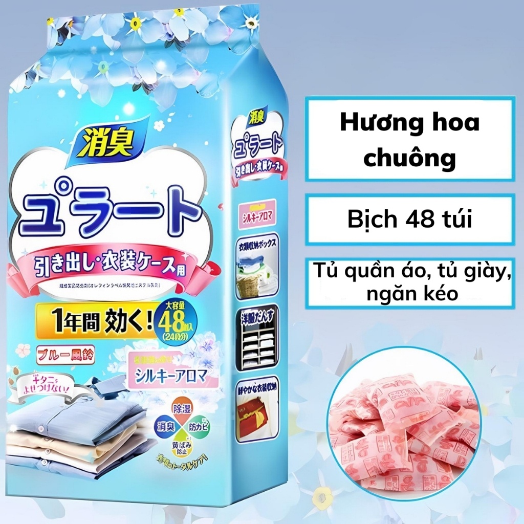 Băng phiến hút ẩm, chống ẩm móc