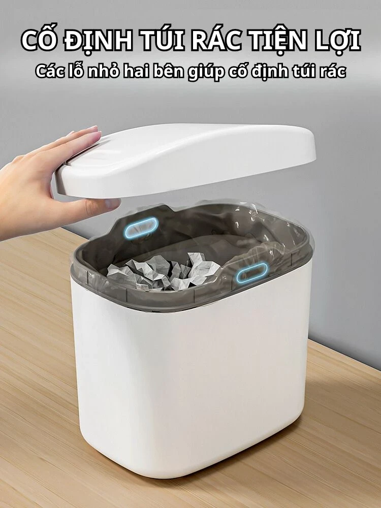 Thùng rác mini để bàn trơn