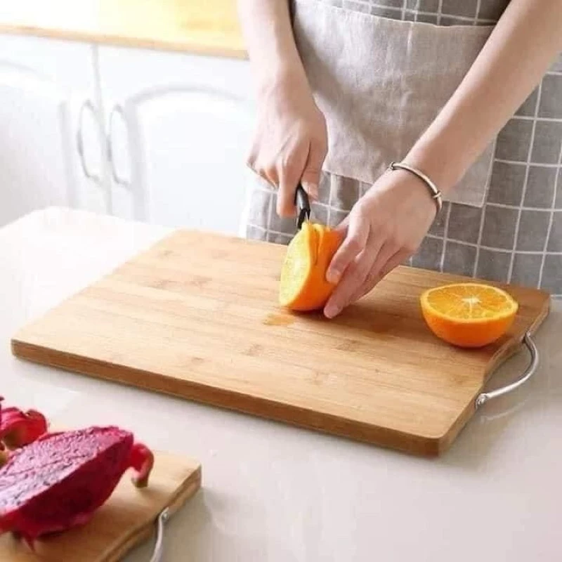 Thớt gỗ chữ nhật 34*24cm
