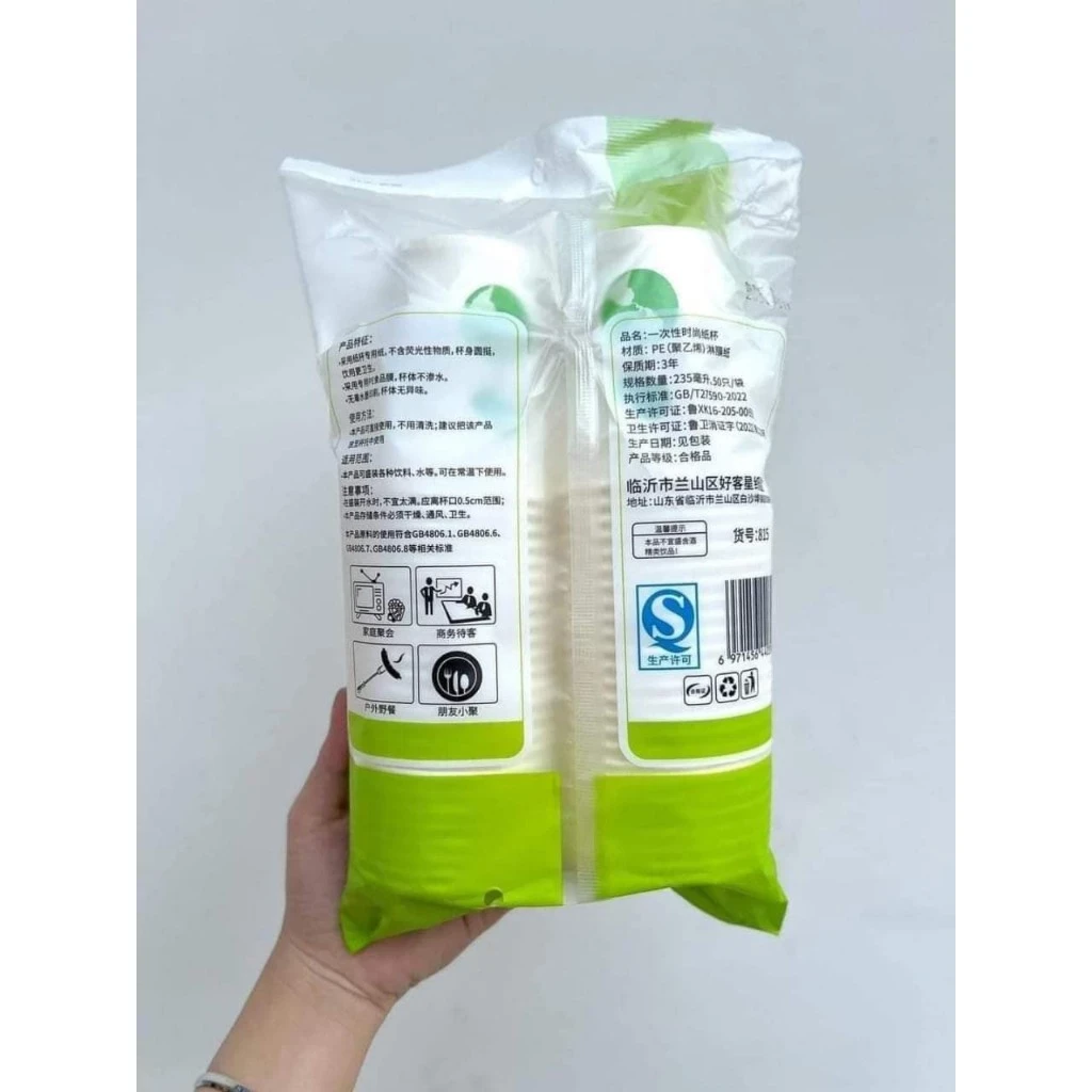 Cốc giấy gấu trúc
