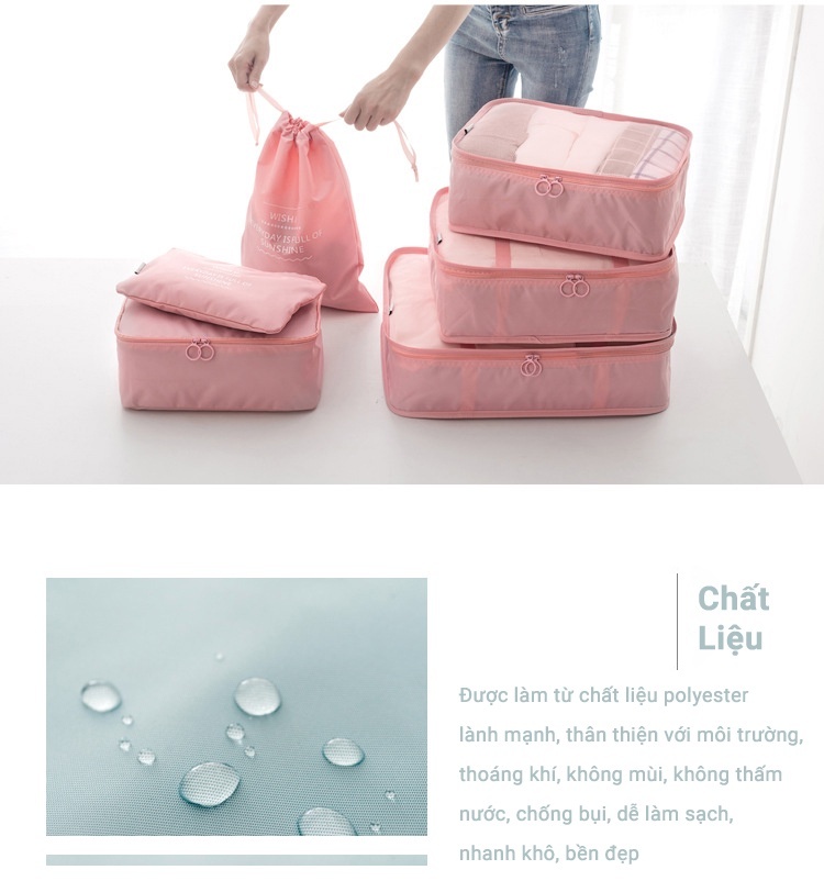 Bộ 7 túi đựng đồ du lịch