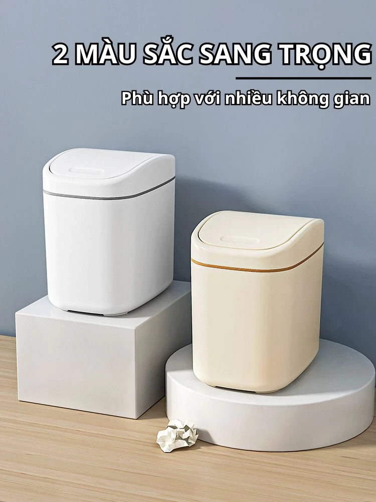 Thùng rác mini để bàn trơn