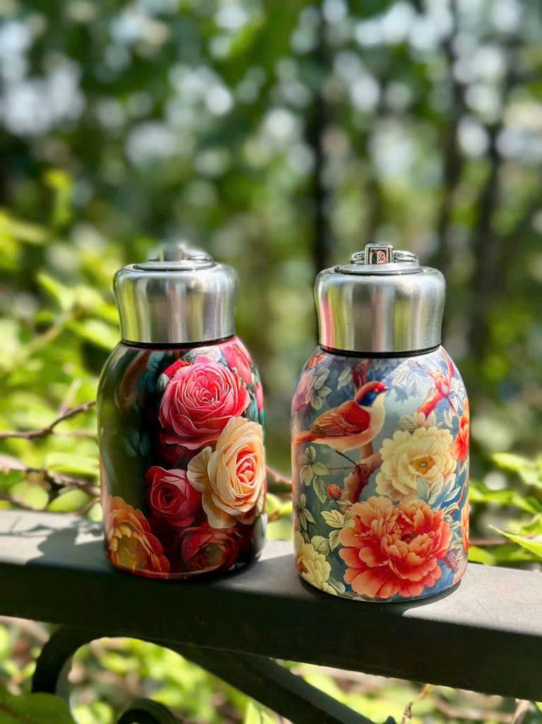 Bình bom họa tiết vintage