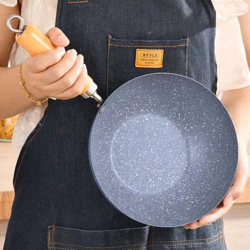 Chảo Nhật vân đá lòng nông(size 30)