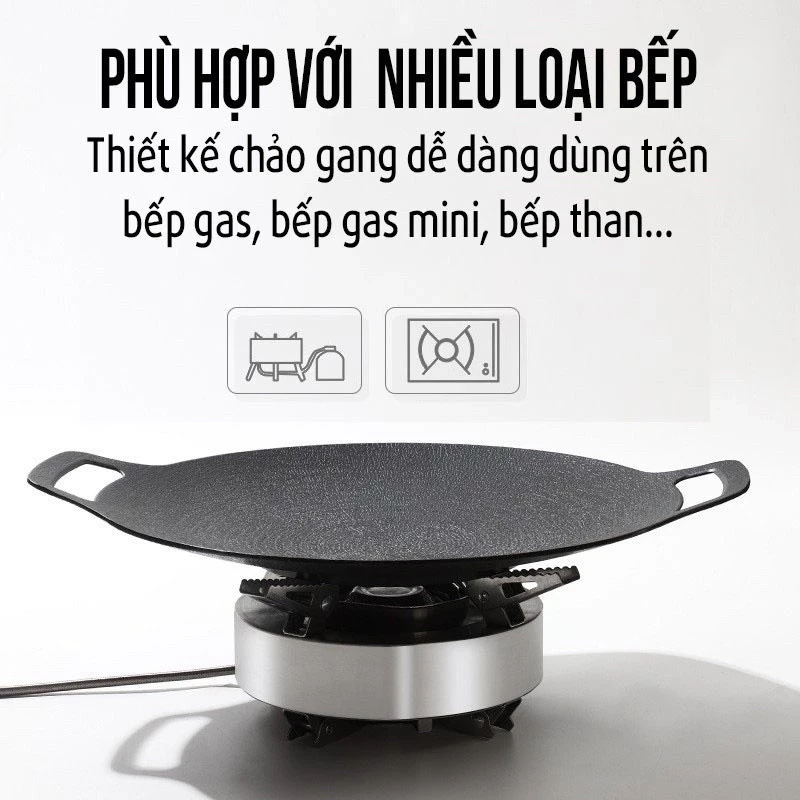 Chảo Gang size 34