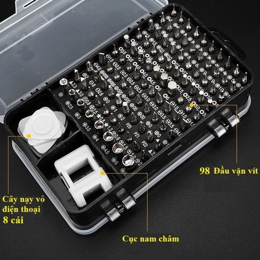 Bộ tua vít 115 chi tiết