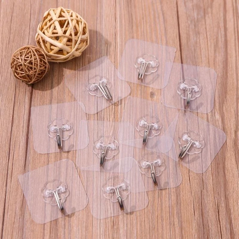 Móc dán tường trong suốt