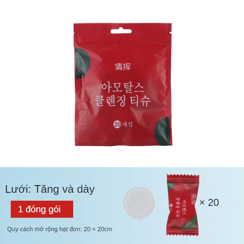 Gói 20 khăn mặt nén tròn