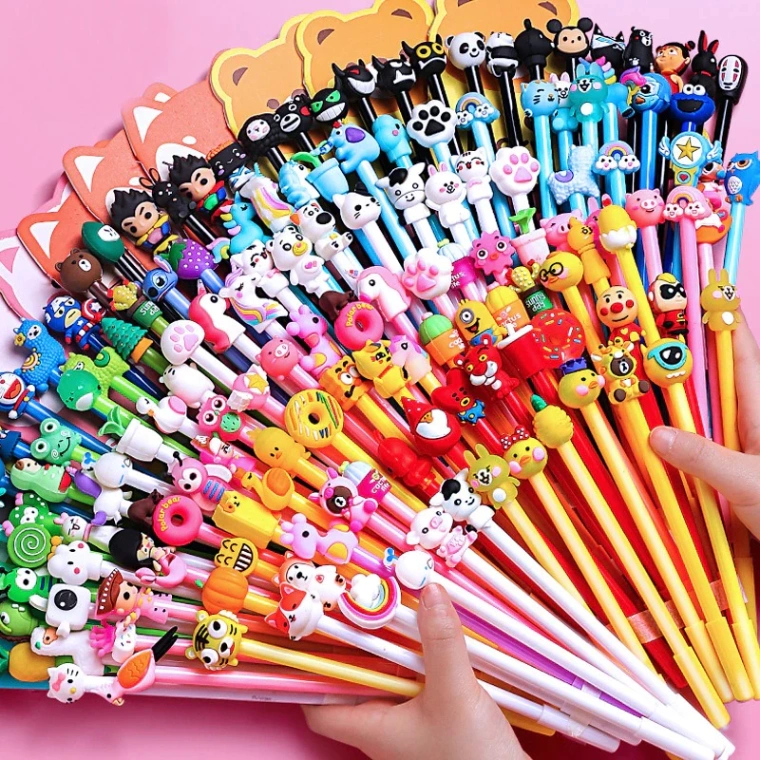 Set bút bi đầu thú 20 cái