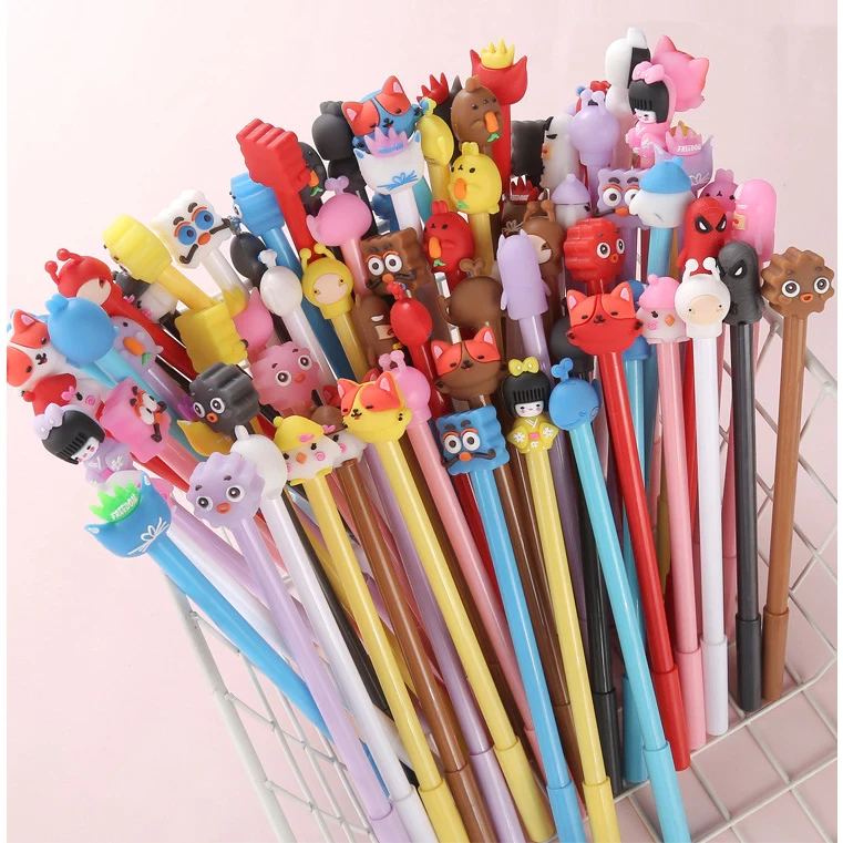 Set bút bi đầu thú 20 cái