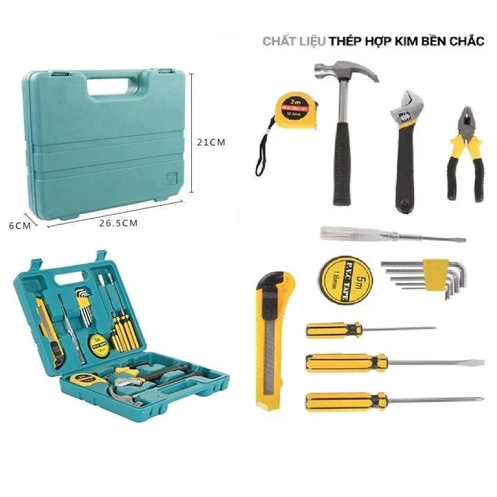 Bộ dụng cụ sửa chữa 16 chi tiết