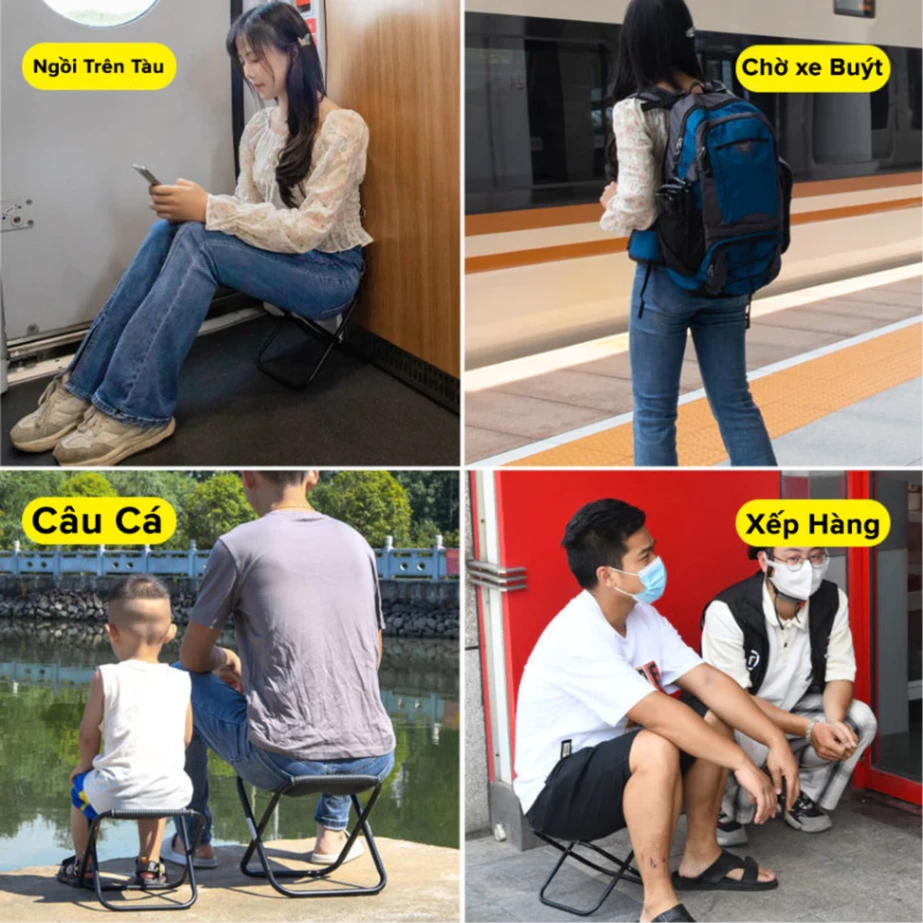 Ghế du lịch mini gấp gọn
