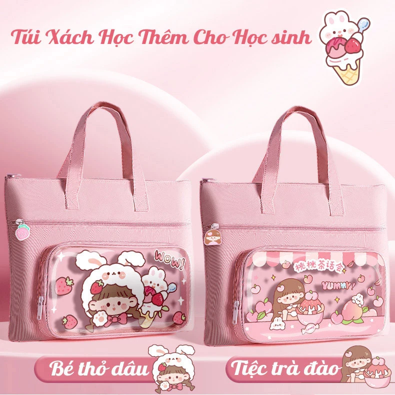 Túi xách học sinh ngăn kéo
