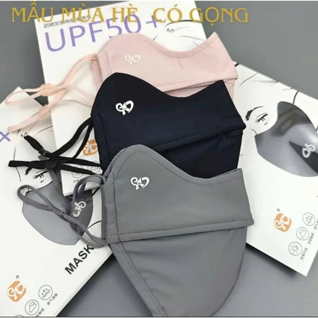 Khẩu trang chống nắng ninja 2 lớp