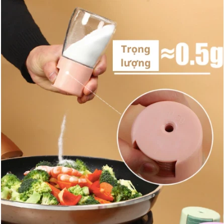 Lọ gia vị nút bấm 180ml