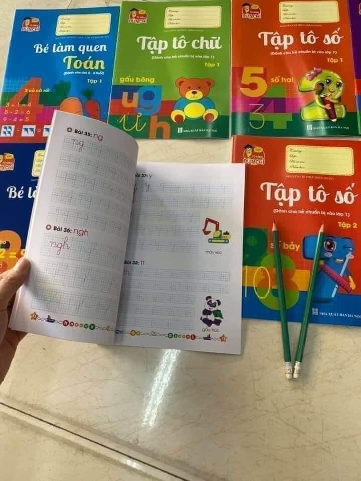 Set 10 sách tập viết