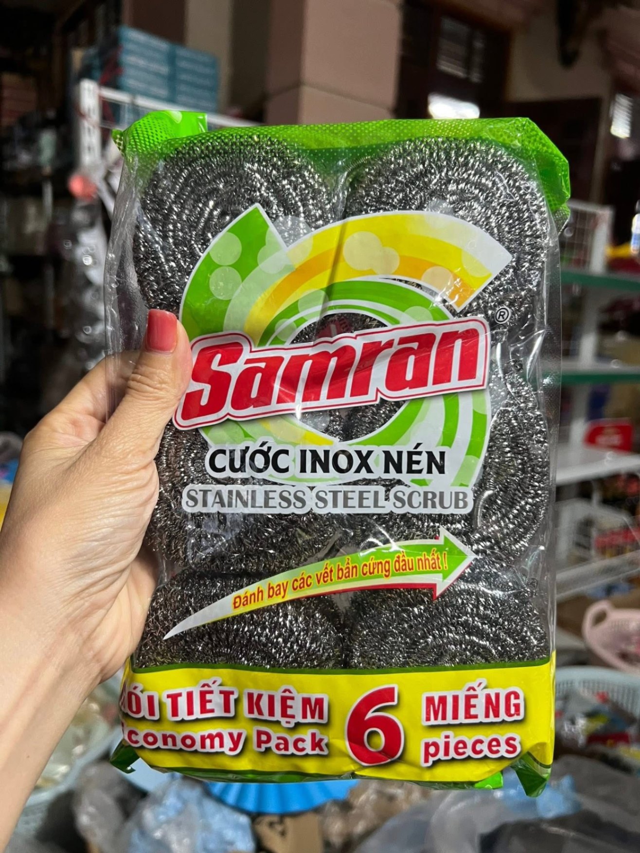 Miếng chùi nồi sắt