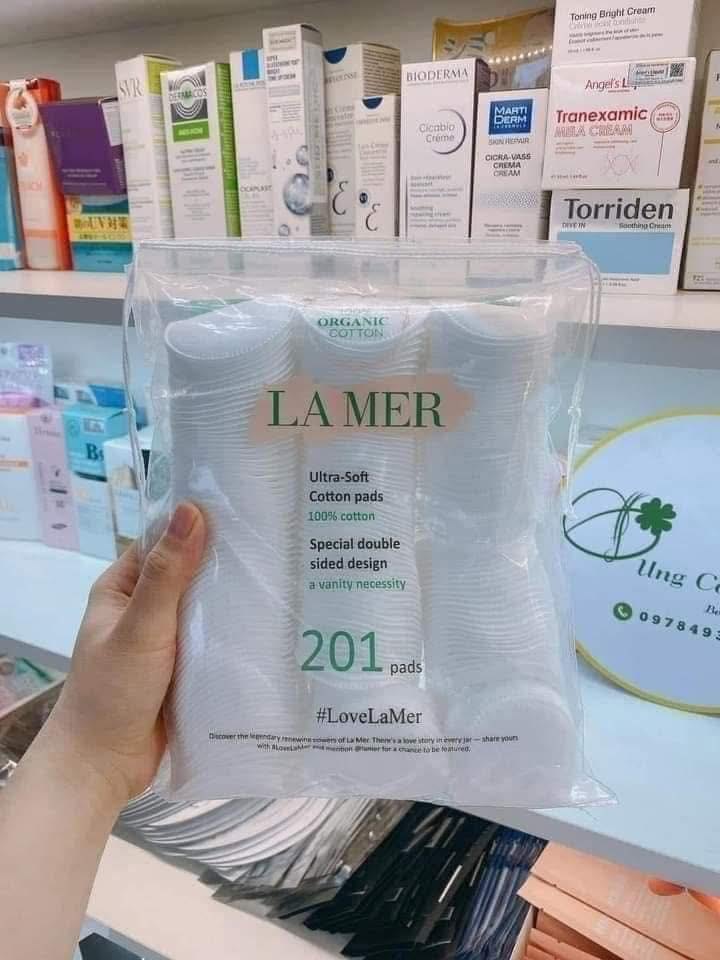 Bông tẩy trang lamer 201 miếng
